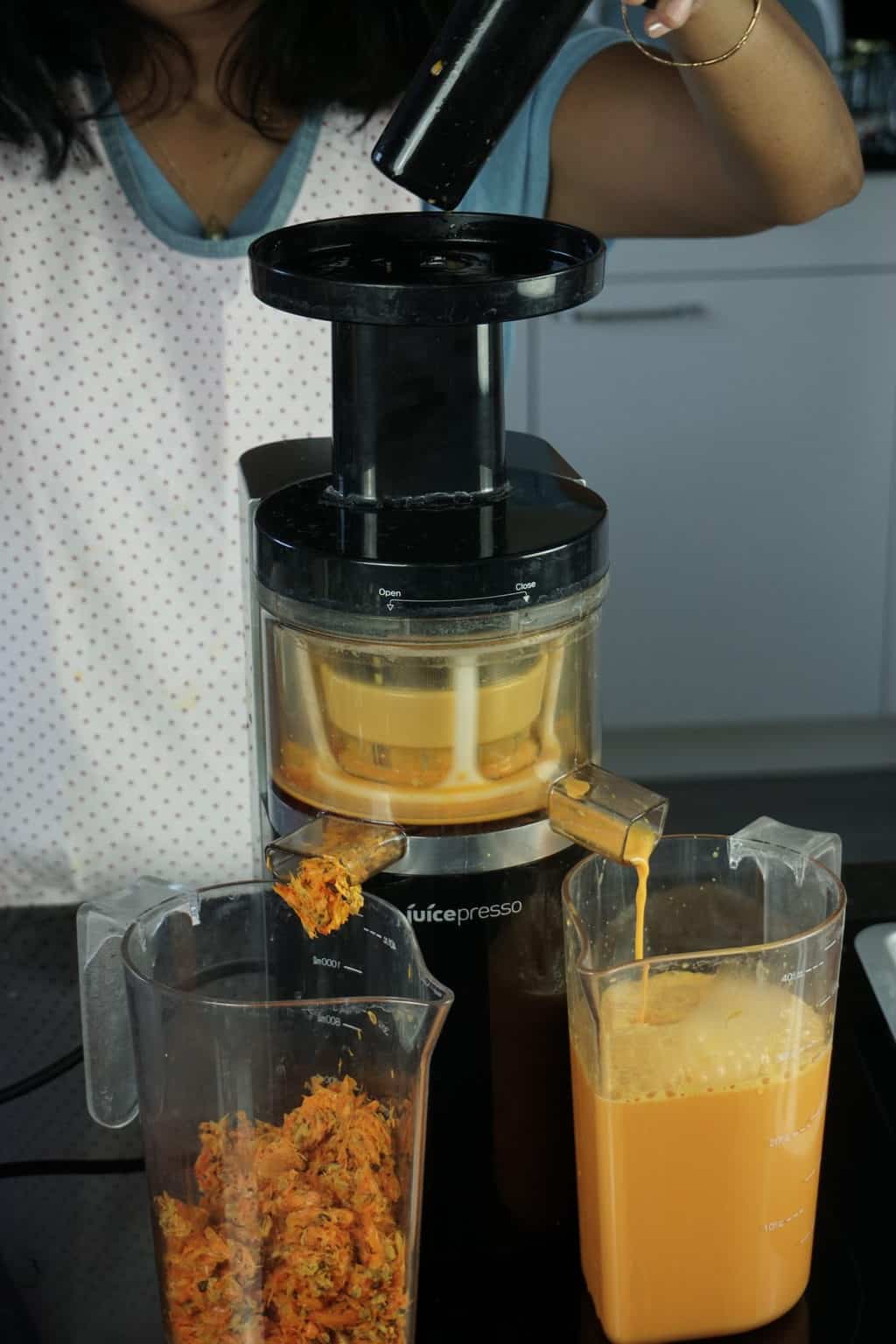 Juicing Sea Buckthorn berries