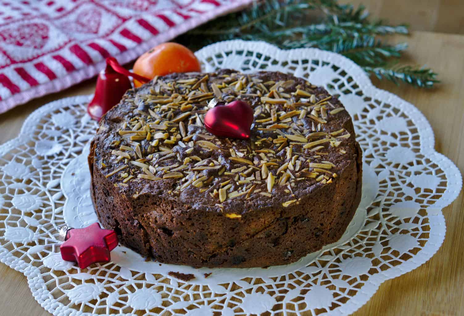 Egg-less Christmas cake
