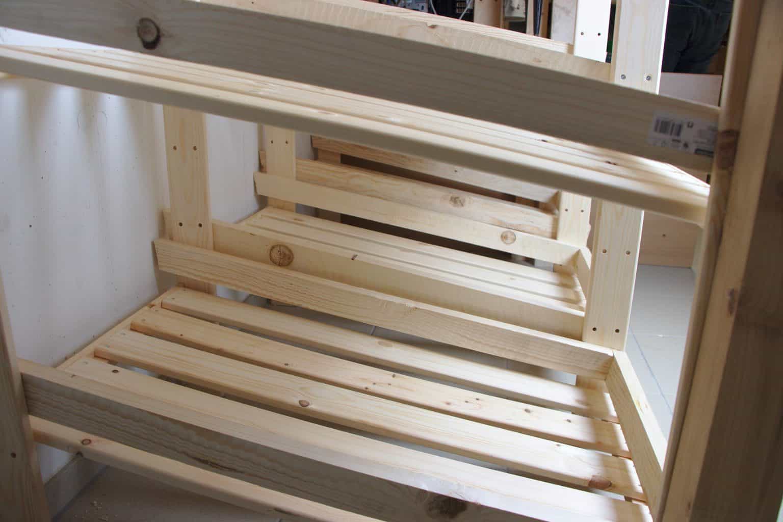 Ikea hack for vegetable storage