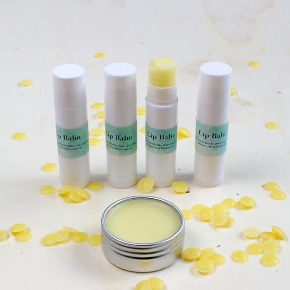 DIY Peppermint Lip Balm