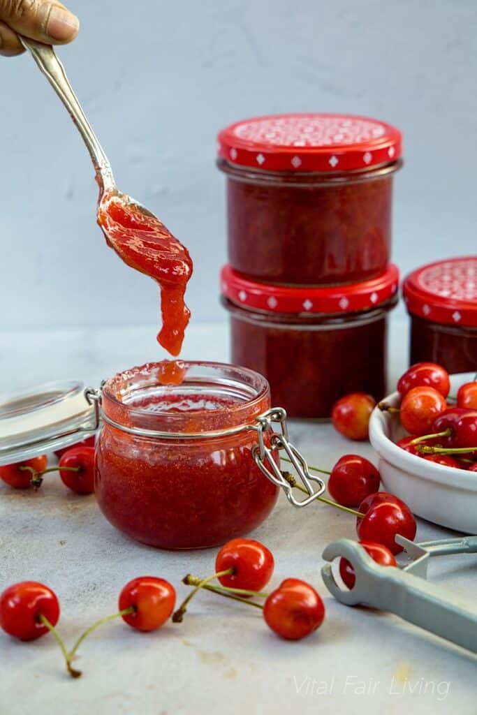 Easy Homemade Cherry Jam