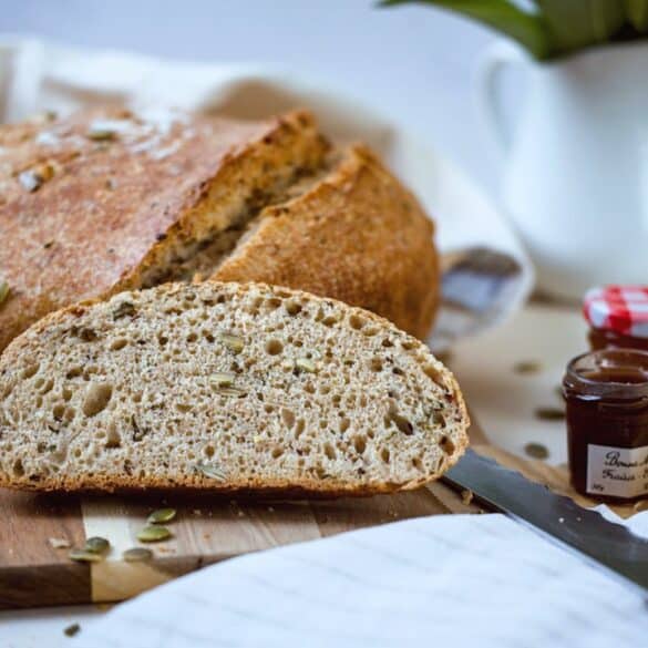 Wild Garlic Sourdough Bread